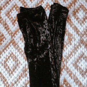 Velvet leggings